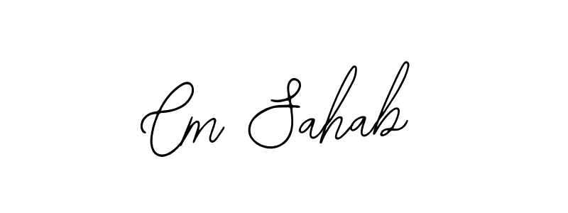 How to Draw Cm Sahab signature style? Bearetta-2O07w is a latest design signature styles for name Cm Sahab. Cm Sahab signature style 12 images and pictures png