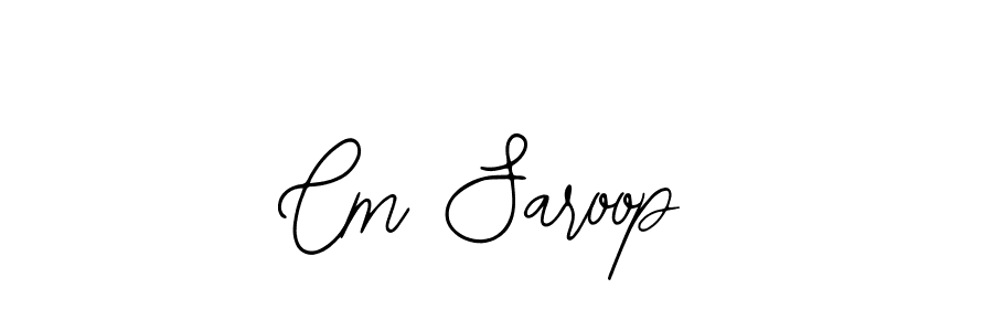 Also You can easily find your signature by using the search form. We will create Cm Saroop name handwritten signature images for you free of cost using Bearetta-2O07w sign style. Cm Saroop signature style 12 images and pictures png