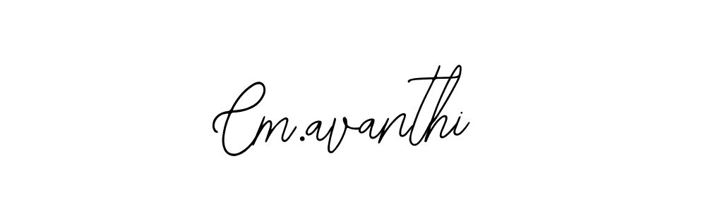 Create a beautiful signature design for name Cm.avanthi. With this signature (Bearetta-2O07w) fonts, you can make a handwritten signature for free. Cm.avanthi signature style 12 images and pictures png