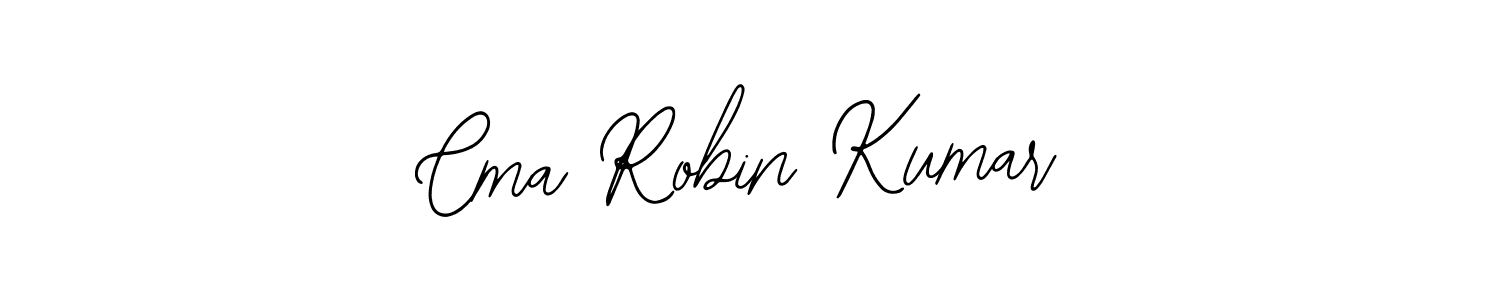 How to make Cma Robin Kumar name signature. Use Bearetta-2O07w style for creating short signs online. This is the latest handwritten sign. Cma Robin Kumar signature style 12 images and pictures png