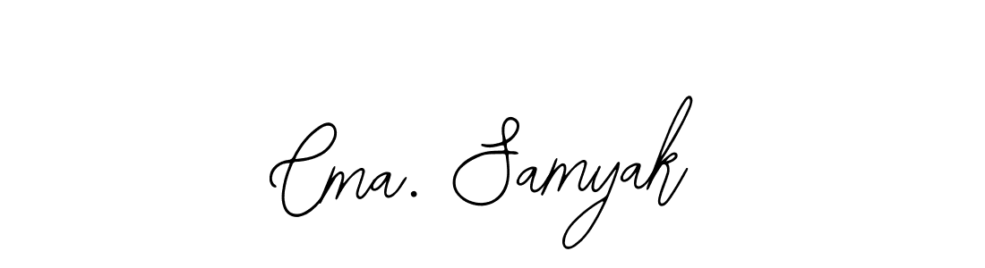 How to Draw Cma. Samyak signature style? Bearetta-2O07w is a latest design signature styles for name Cma. Samyak. Cma. Samyak signature style 12 images and pictures png