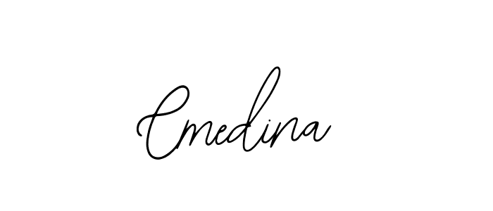How to make Cmedina name signature. Use Bearetta-2O07w style for creating short signs online. This is the latest handwritten sign. Cmedina signature style 12 images and pictures png