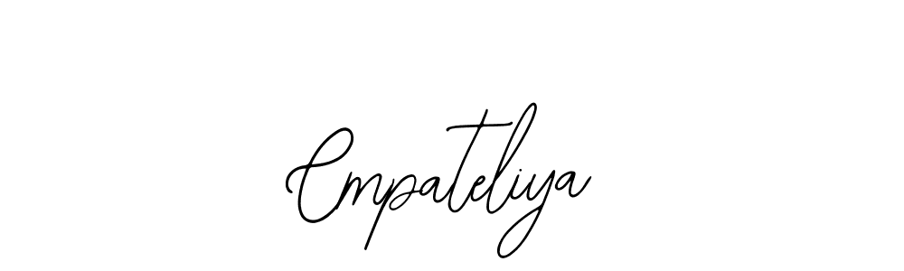 You should practise on your own different ways (Bearetta-2O07w) to write your name (Cmpateliya) in signature. don't let someone else do it for you. Cmpateliya signature style 12 images and pictures png