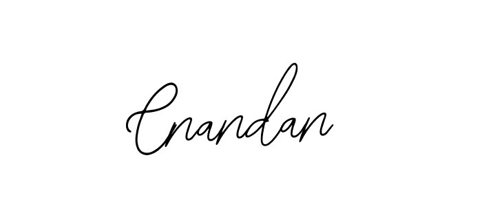 Cnandan stylish signature style. Best Handwritten Sign (Bearetta-2O07w) for my name. Handwritten Signature Collection Ideas for my name Cnandan. Cnandan signature style 12 images and pictures png