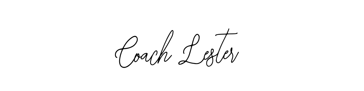 Make a beautiful signature design for name Coach Lester. Use this online signature maker to create a handwritten signature for free. Coach Lester signature style 12 images and pictures png