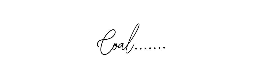 How to make Coal....... name signature. Use Bearetta-2O07w style for creating short signs online. This is the latest handwritten sign. Coal....... signature style 12 images and pictures png