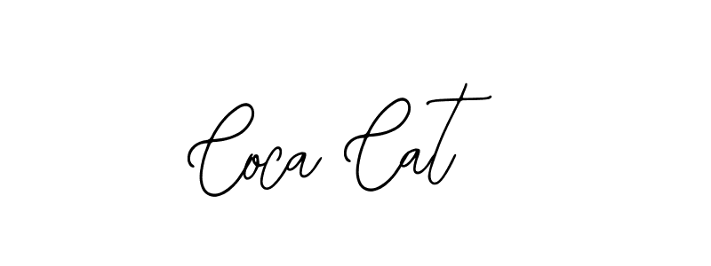 Design your own signature with our free online signature maker. With this signature software, you can create a handwritten (Bearetta-2O07w) signature for name Coca Cat. Coca Cat signature style 12 images and pictures png