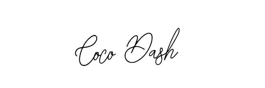 Use a signature maker to create a handwritten signature online. With this signature software, you can design (Bearetta-2O07w) your own signature for name Coco Dash. Coco Dash signature style 12 images and pictures png