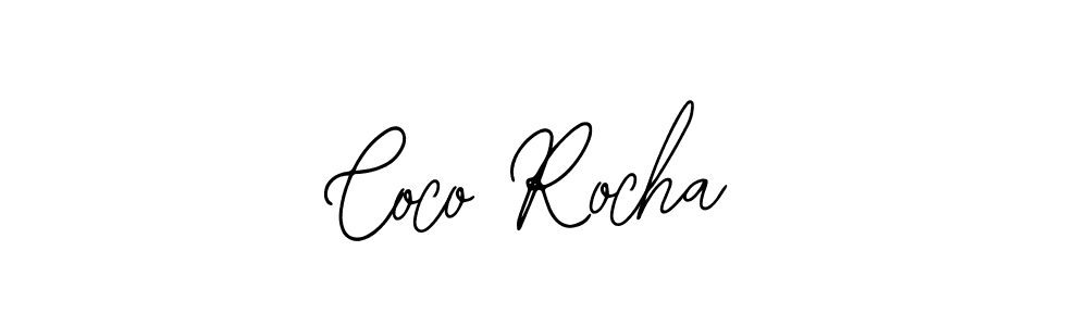 You should practise on your own different ways (Bearetta-2O07w) to write your name (Coco Rocha) in signature. don't let someone else do it for you. Coco Rocha signature style 12 images and pictures png