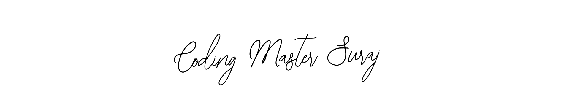 How to make Coding Master Suraj signature? Bearetta-2O07w is a professional autograph style. Create handwritten signature for Coding Master Suraj name. Coding Master Suraj signature style 12 images and pictures png
