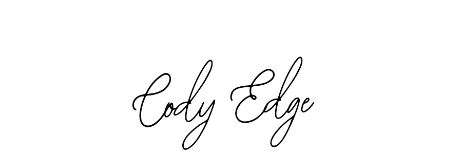 How to make Cody Edge name signature. Use Bearetta-2O07w style for creating short signs online. This is the latest handwritten sign. Cody Edge signature style 12 images and pictures png
