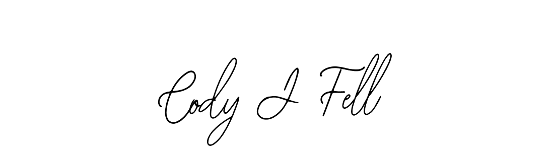 Use a signature maker to create a handwritten signature online. With this signature software, you can design (Bearetta-2O07w) your own signature for name Cody J Fell. Cody J Fell signature style 12 images and pictures png