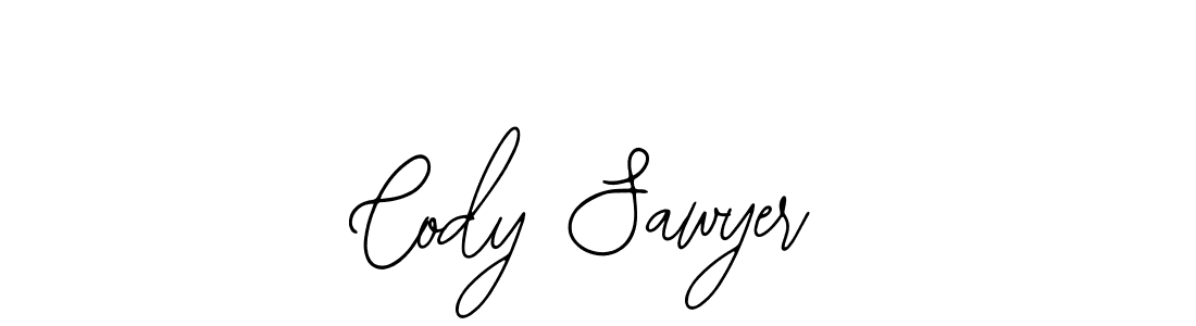 How to make Cody Sawyer name signature. Use Bearetta-2O07w style for creating short signs online. This is the latest handwritten sign. Cody Sawyer signature style 12 images and pictures png