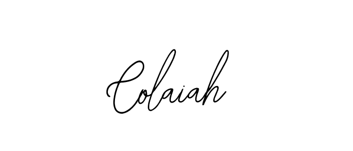 It looks lik you need a new signature style for name Colaiah. Design unique handwritten (Bearetta-2O07w) signature with our free signature maker in just a few clicks. Colaiah signature style 12 images and pictures png