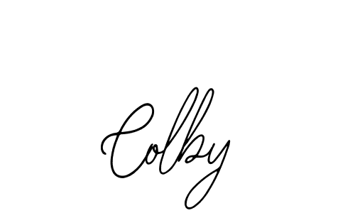 Design your own signature with our free online signature maker. With this signature software, you can create a handwritten (Bearetta-2O07w) signature for name Colby. Colby signature style 12 images and pictures png