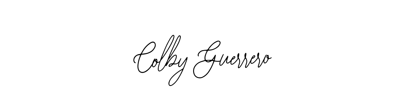 How to make Colby Guerrero signature? Bearetta-2O07w is a professional autograph style. Create handwritten signature for Colby Guerrero name. Colby Guerrero signature style 12 images and pictures png