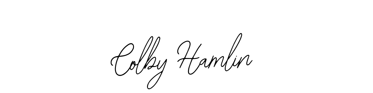 Similarly Bearetta-2O07w is the best handwritten signature design. Signature creator online .You can use it as an online autograph creator for name Colby Hamlin. Colby Hamlin signature style 12 images and pictures png