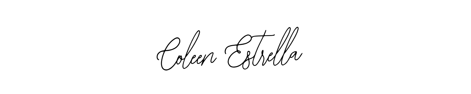 Make a beautiful signature design for name Coleen Estrella. Use this online signature maker to create a handwritten signature for free. Coleen Estrella signature style 12 images and pictures png