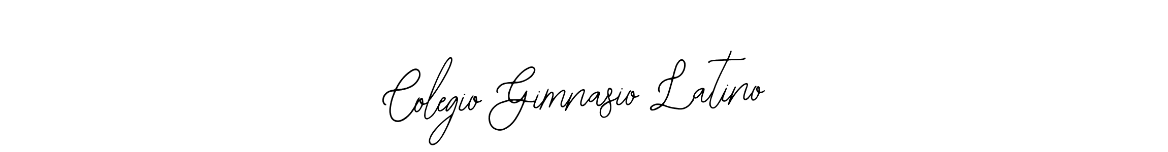 Colegio Gimnasio Latino stylish signature style. Best Handwritten Sign (Bearetta-2O07w) for my name. Handwritten Signature Collection Ideas for my name Colegio Gimnasio Latino. Colegio Gimnasio Latino signature style 12 images and pictures png