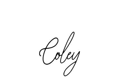 You should practise on your own different ways (Bearetta-2O07w) to write your name (Coley) in signature. don't let someone else do it for you. Coley signature style 12 images and pictures png