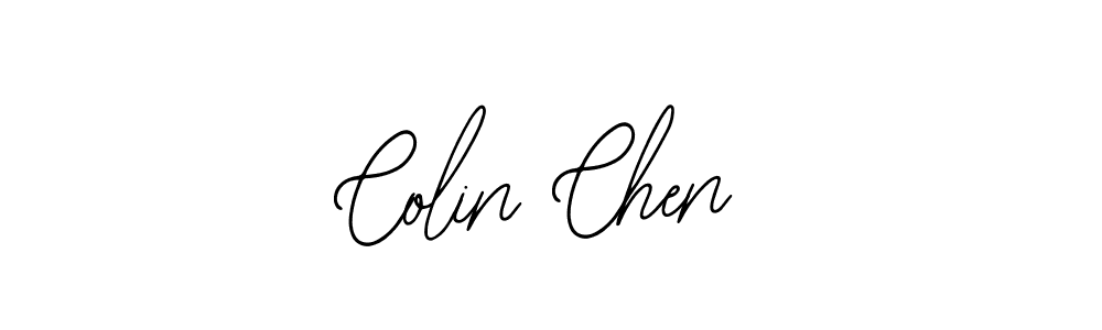 Use a signature maker to create a handwritten signature online. With this signature software, you can design (Bearetta-2O07w) your own signature for name Colin Chen. Colin Chen signature style 12 images and pictures png