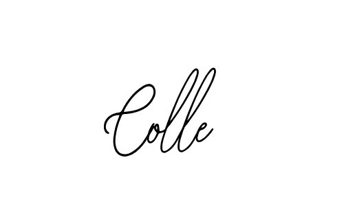 Design your own signature with our free online signature maker. With this signature software, you can create a handwritten (Bearetta-2O07w) signature for name Colle. Colle signature style 12 images and pictures png