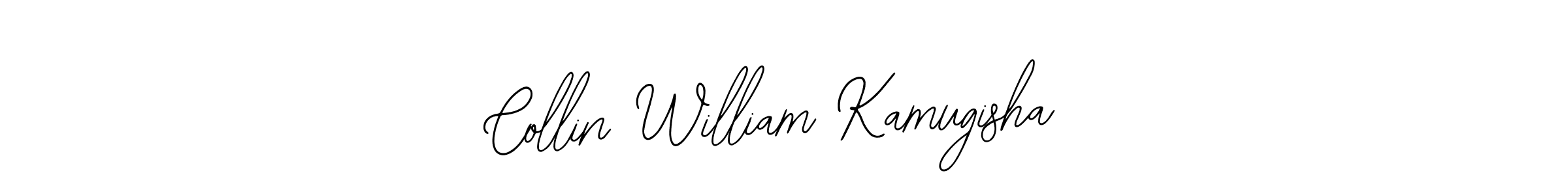 You should practise on your own different ways (Bearetta-2O07w) to write your name (Collin William Kamugisha) in signature. don't let someone else do it for you. Collin William Kamugisha signature style 12 images and pictures png