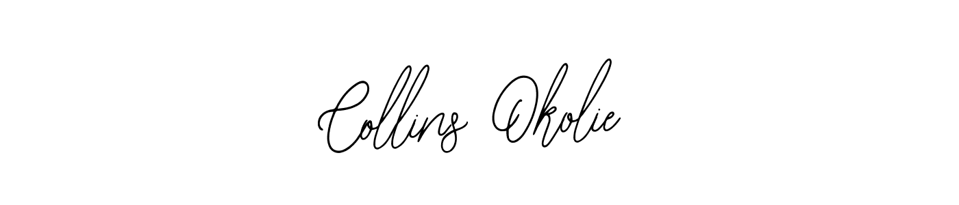 How to make Collins Okolie signature? Bearetta-2O07w is a professional autograph style. Create handwritten signature for Collins Okolie name. Collins Okolie signature style 12 images and pictures png
