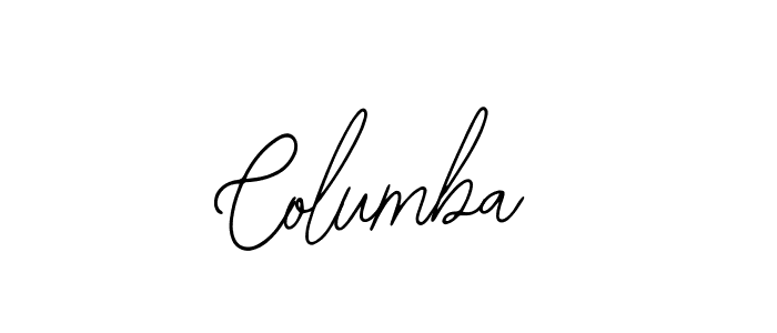 Design your own signature with our free online signature maker. With this signature software, you can create a handwritten (Bearetta-2O07w) signature for name Columba. Columba signature style 12 images and pictures png