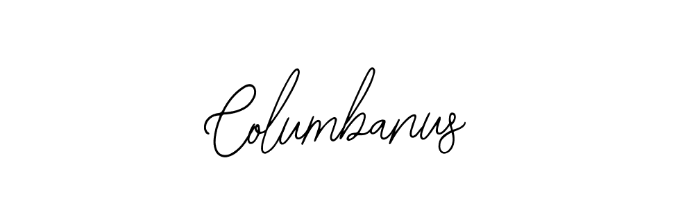 Create a beautiful signature design for name Columbanus. With this signature (Bearetta-2O07w) fonts, you can make a handwritten signature for free. Columbanus signature style 12 images and pictures png