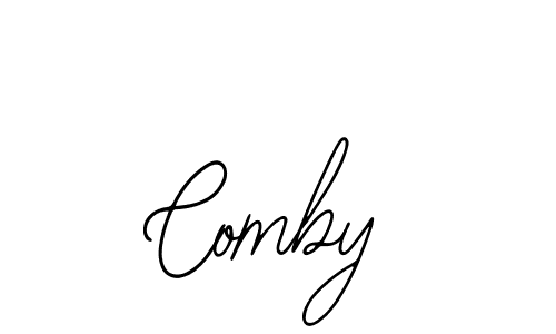 How to make Comby signature? Bearetta-2O07w is a professional autograph style. Create handwritten signature for Comby name. Comby signature style 12 images and pictures png