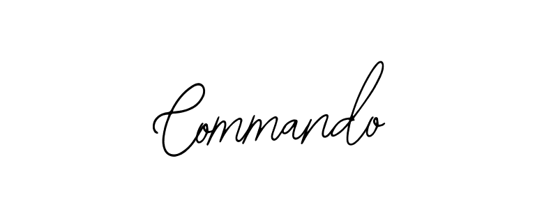 Design your own signature with our free online signature maker. With this signature software, you can create a handwritten (Bearetta-2O07w) signature for name Commando. Commando signature style 12 images and pictures png