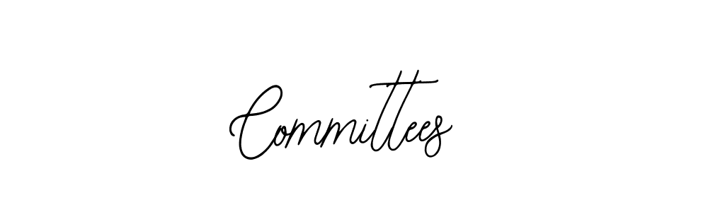 Make a beautiful signature design for name Committees. With this signature (Bearetta-2O07w) style, you can create a handwritten signature for free. Committees signature style 12 images and pictures png