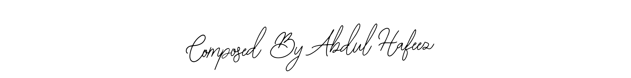 Make a beautiful signature design for name Composed By Abdul Hafeez. Use this online signature maker to create a handwritten signature for free. Composed By Abdul Hafeez signature style 12 images and pictures png