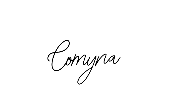 Use a signature maker to create a handwritten signature online. With this signature software, you can design (Bearetta-2O07w) your own signature for name Comyna. Comyna signature style 12 images and pictures png