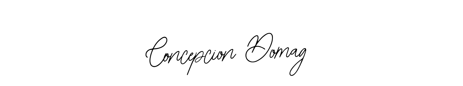 How to make Concepcion Domag signature? Bearetta-2O07w is a professional autograph style. Create handwritten signature for Concepcion Domag name. Concepcion Domag signature style 12 images and pictures png