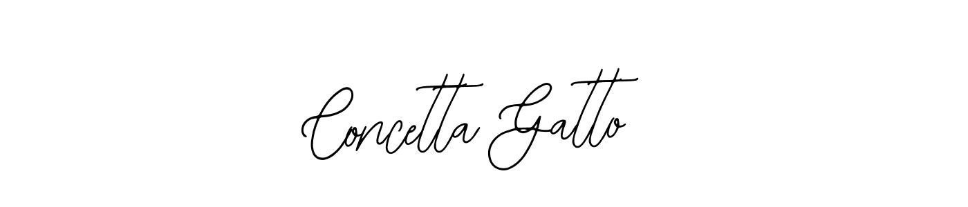 How to make Concetta Gatto signature? Bearetta-2O07w is a professional autograph style. Create handwritten signature for Concetta Gatto name. Concetta Gatto signature style 12 images and pictures png