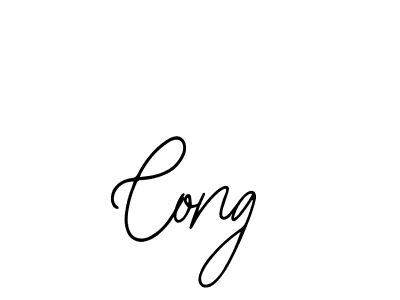 if you are searching for the best signature style for your name Cong. so please give up your signature search. here we have designed multiple signature styles  using Bearetta-2O07w. Cong signature style 12 images and pictures png