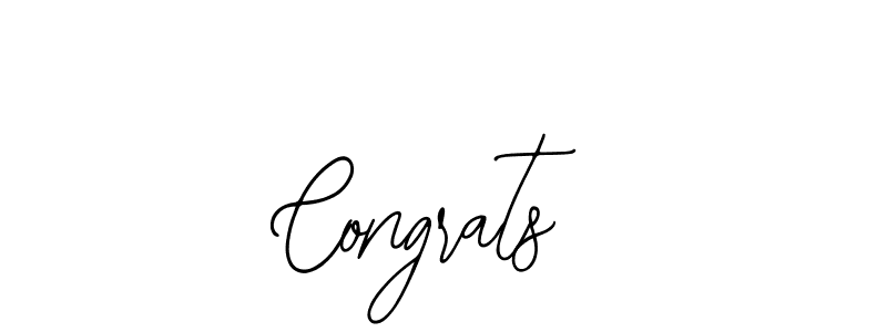 How to make Congrats name signature. Use Bearetta-2O07w style for creating short signs online. This is the latest handwritten sign. Congrats signature style 12 images and pictures png