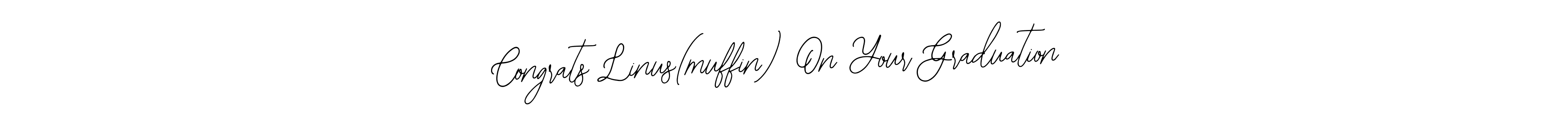 Similarly Bearetta-2O07w is the best handwritten signature design. Signature creator online .You can use it as an online autograph creator for name Congrats Linus(muffin) On Your Graduation. Congrats Linus(muffin) On Your Graduation signature style 12 images and pictures png