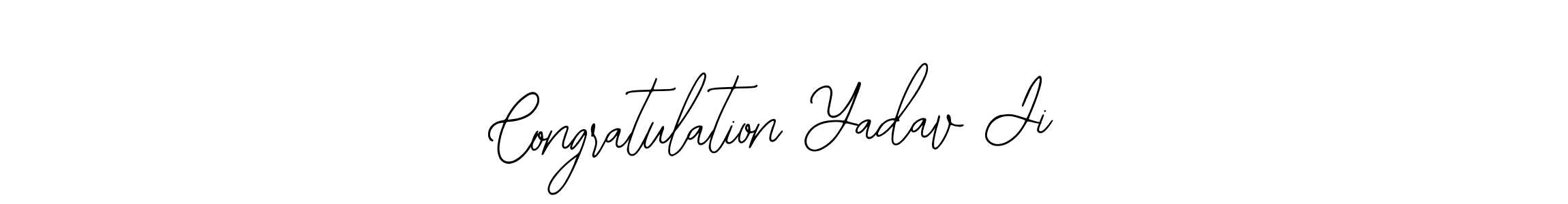 Make a beautiful signature design for name Congratulation Yadav Ji. Use this online signature maker to create a handwritten signature for free. Congratulation Yadav Ji signature style 12 images and pictures png