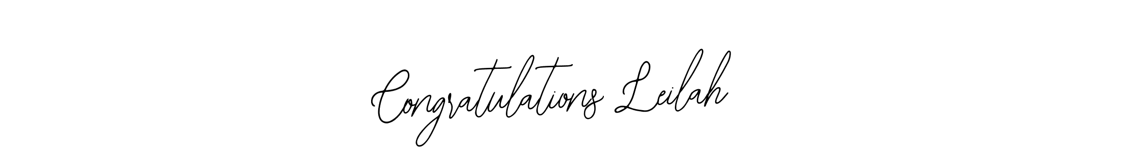 The best way (Bearetta-2O07w) to make a short signature is to pick only two or three words in your name. The name Congratulations Leilah include a total of six letters. For converting this name. Congratulations Leilah signature style 12 images and pictures png