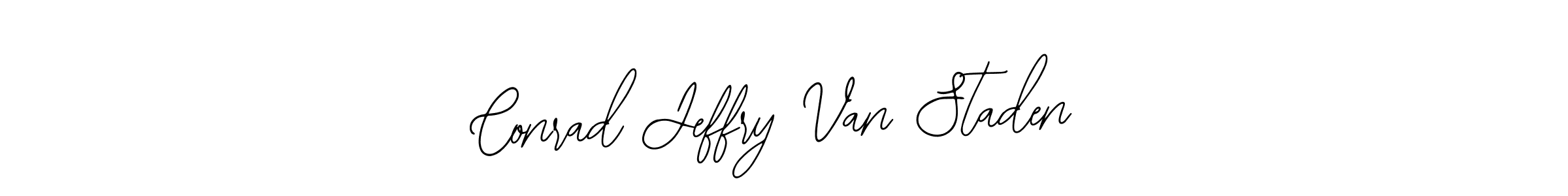 Make a beautiful signature design for name Conrad Jeffry Van Staden. Use this online signature maker to create a handwritten signature for free. Conrad Jeffry Van Staden signature style 12 images and pictures png