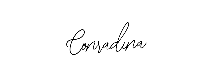 This is the best signature style for the Conradina name. Also you like these signature font (Bearetta-2O07w). Mix name signature. Conradina signature style 12 images and pictures png