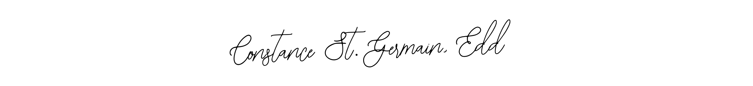 Constance St. Germain, Edd stylish signature style. Best Handwritten Sign (Bearetta-2O07w) for my name. Handwritten Signature Collection Ideas for my name Constance St. Germain, Edd. Constance St. Germain, Edd signature style 12 images and pictures png