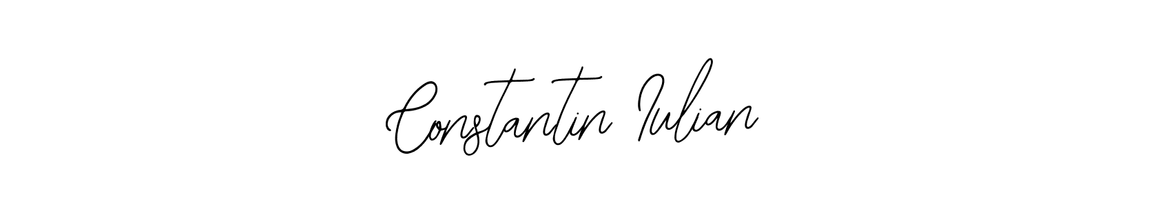 Make a short Constantin Iulian signature style. Manage your documents anywhere anytime using Bearetta-2O07w. Create and add eSignatures, submit forms, share and send files easily. Constantin Iulian signature style 12 images and pictures png