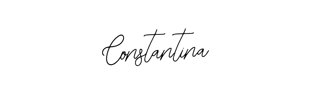 Design your own signature with our free online signature maker. With this signature software, you can create a handwritten (Bearetta-2O07w) signature for name Constantina. Constantina signature style 12 images and pictures png