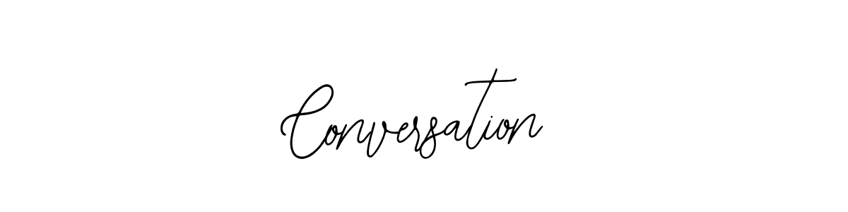 Create a beautiful signature design for name Conversation. With this signature (Bearetta-2O07w) fonts, you can make a handwritten signature for free. Conversation signature style 12 images and pictures png