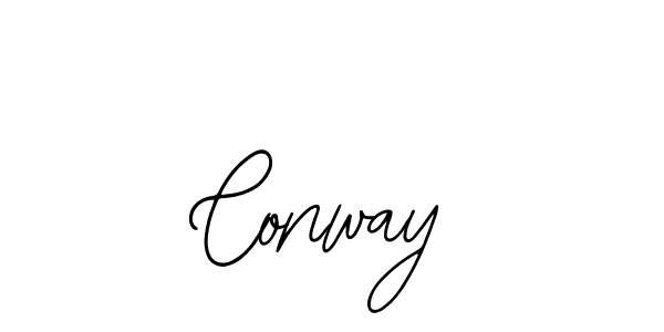 You should practise on your own different ways (Bearetta-2O07w) to write your name (Conway) in signature. don't let someone else do it for you. Conway signature style 12 images and pictures png