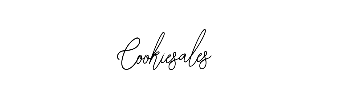 How to make Cookiesales signature? Bearetta-2O07w is a professional autograph style. Create handwritten signature for Cookiesales name. Cookiesales signature style 12 images and pictures png